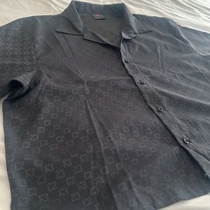 Jordan monogram button-down shirt